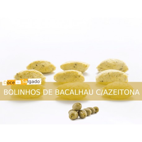 Bolinhos de bacalhau c/Azeitona (dúzia)